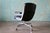 1980s Charles Eames for Herman Miller Timelife Chair Aluminum Black Leather For Sale - Image 4 of 9