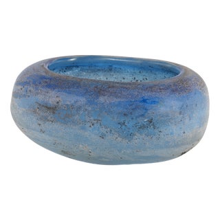 Scavo Bowl Murano Glass by Gino Cenedese, 1960 For Sale