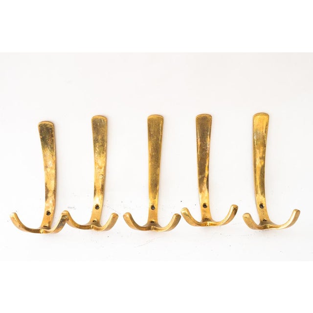 Mid-Century Modern Austrian Wall Hooks from Hertha Baller, 1950s, Set of 5 For Sale - Image 3 of 6