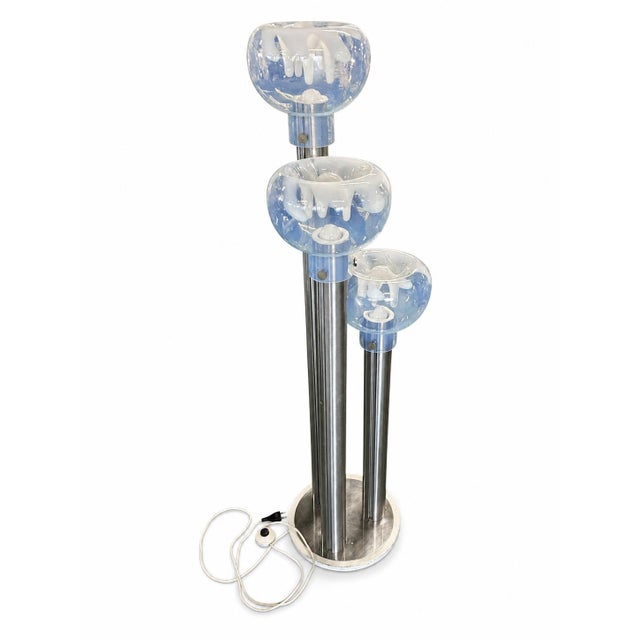 Italian Floor Lamp by Toni Zuccheri for Mazzega, 1970 For Sale - Image 9 of 9