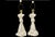 Pair of Draped Plaster Lamps, Style of John Dickinson For Sale - Image 4 of 11