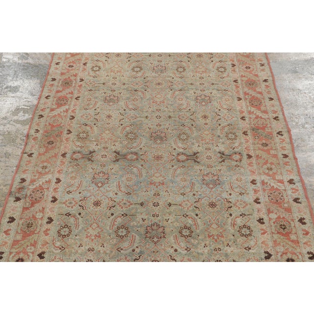 Rug & Kilim Antique Persian Malayer Extra-Long Runner With Botanical Design - Rug & Kilim For Sale - Image 4 of 6