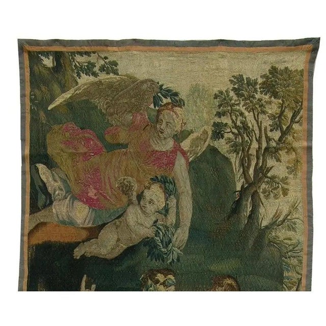 17th Century Antique Flemish Tapestry For Sale In Los Angeles - Image 6 of 9