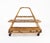Mid-Century Serving Bar Cart with Bottle Holder in Rattan and Bamboo, Italy, 1960s For Sale - Image 10 of 15