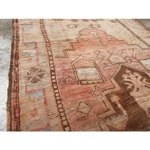 Mid 20th Century Galerie Shabab Collection Mid-20th Century Turkish Anatolian Gallery Carpet For Sale - Image 5 of 10