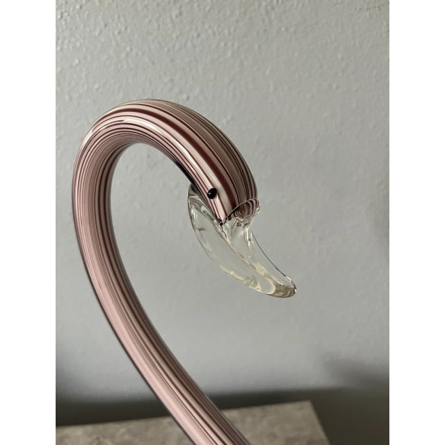1960s Murano Art Glass Swan- Attributed to Cenedese For Sale In Jacksonville, FL - Image 6 of 9
