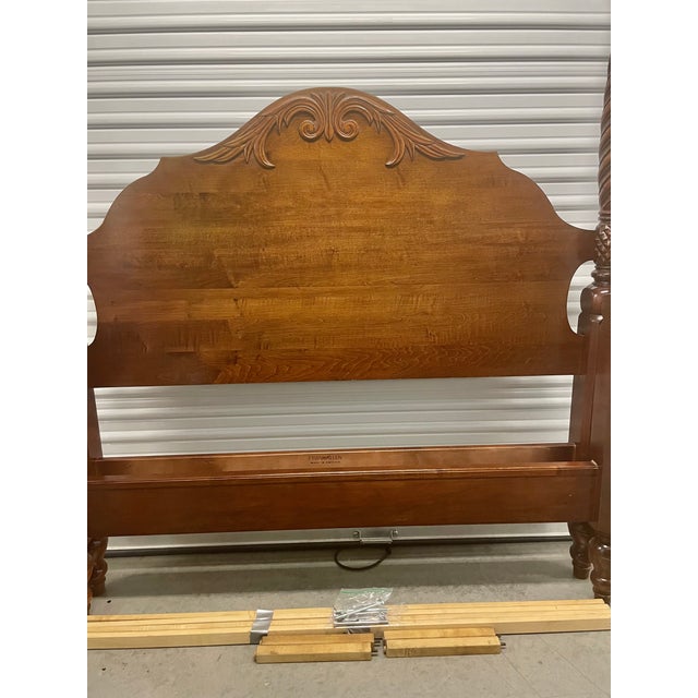 Ethan Allen Bed British Classics Plantation 4Poster Queen Size Bed