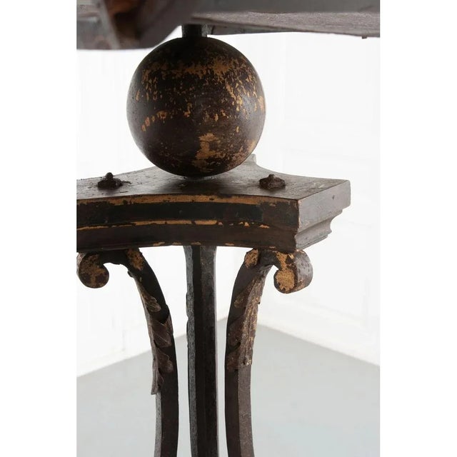 French 18th Century Double-Sided Wrought Iron Lectern For Sale In Baton Rouge - Image 6 of 12