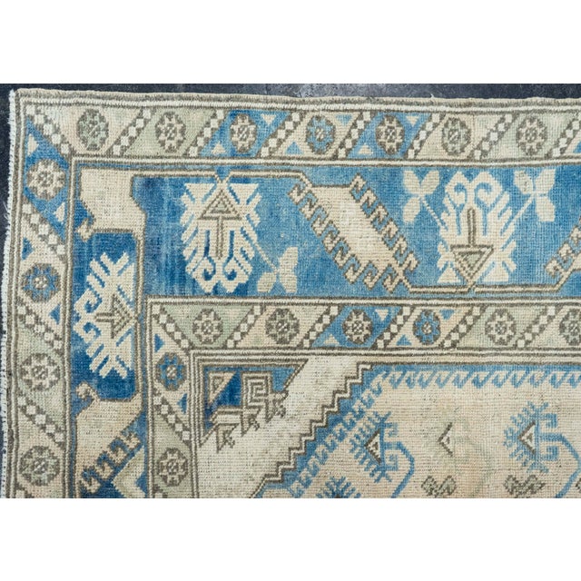 Early 21st Century Turkish Vintage Rug 6'11" x 9'3" #21324 For Sale - Image 5 of 8