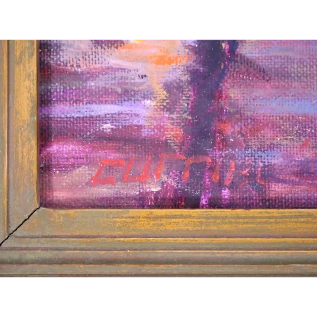 19th Century Wood Frame Oil / Canvas Wall Painting For Sale In New York - Image 6 of 13