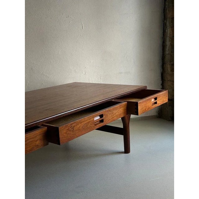 Rosewood Coffee Table by Nanna Ditzel for Søren Willadsen | Denmark | 1950s For Sale - Image 4 of 13