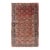 Antique Sultanabad Rug With Rich Red Field, Allover Design and Navy Blue Border 7'2 X 12'2 For Sale