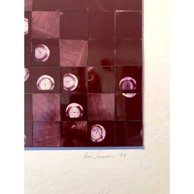 Vera Simons, Sports Watch Abstract Photo Mosaic Collage Aerial Photograph Feminist Aviator, 1979 For Sale - Image 4 of 7