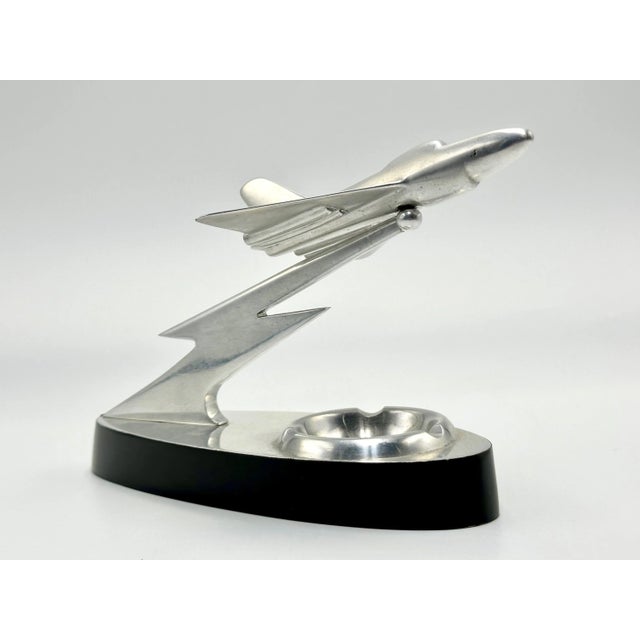 Art Deco Aluminium Desk Plane Miniature, 1930s, in Flawless conditions. Designed 1920 to 1949