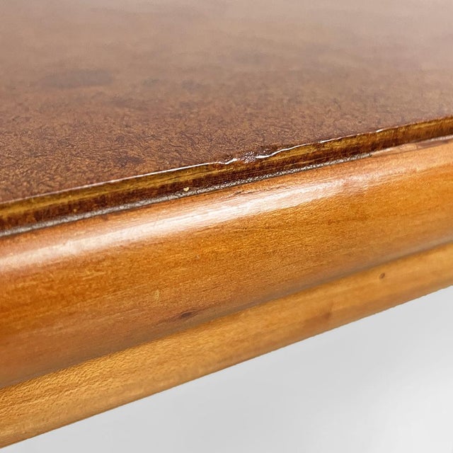 Wood Italian Art Deco Wooden Coffee Table, 1940s For Sale - Image 7 of 10