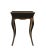 Pair Elegant Chinese Chippendale Style Black Lacquer and Gold Plated Trim Side Table, Sofa Side Table. For Sale - Image 9 of 10