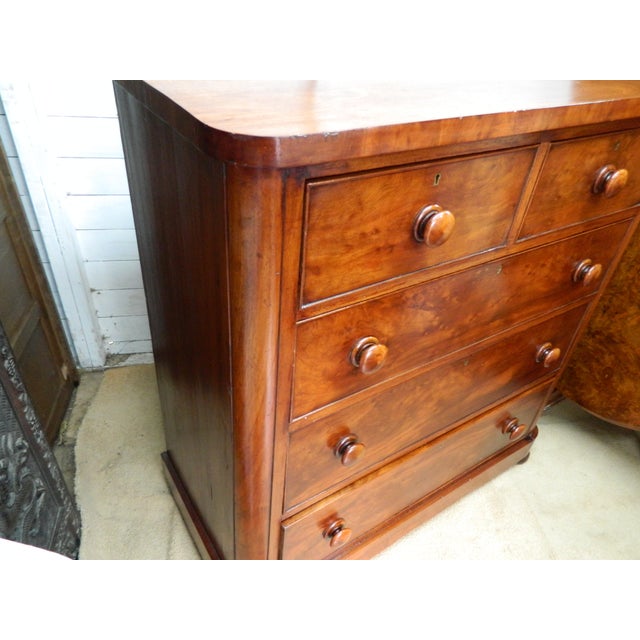 Victorian Mahogany Chest of Drawers, 1890s For Sale - Image 18 of 18