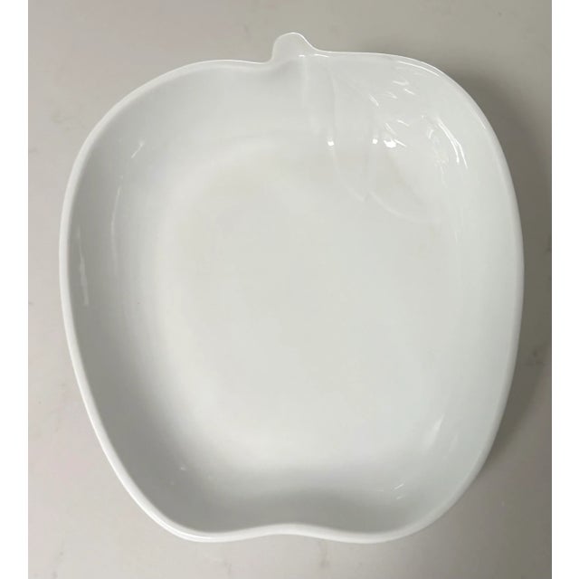 An apple dish a day keeps clutter at bay. This white porcelain catchall dish from Fitz and. Floyd is perfect…. for...
