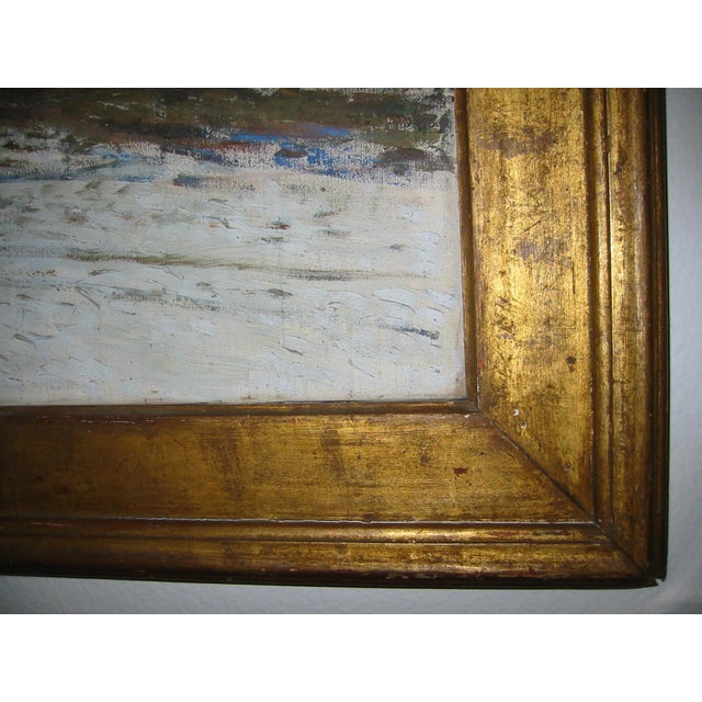 1930s Fernand Alexis Lambert Impressionist FrenchCountry Signed Oil on Canvas Original Frame For Sale - Image 15 of 18