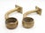 Traditional Pair of Reclaimed Brass Upright Bar Mount Rail Brackets For Sale - Image 3 of 6