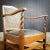 Antique Wood Leather Chair from Vroom & Dreesmann, 1920s For Sale - Image 6 of 7