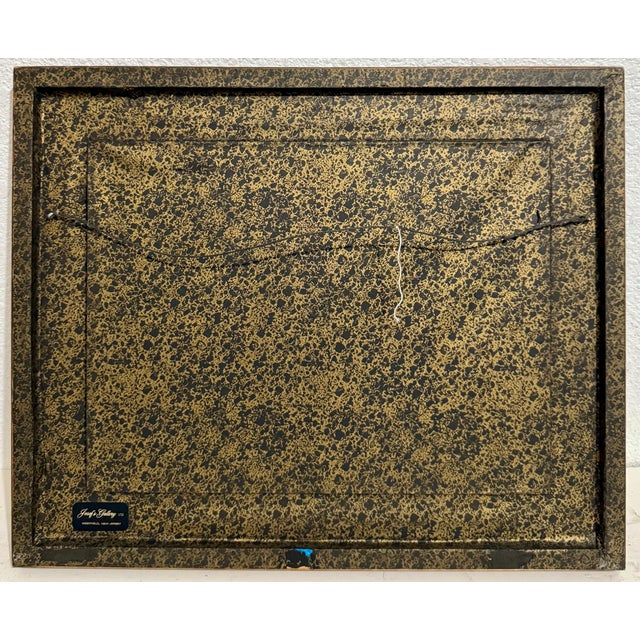 Mid 20th Century George Schwacha Jr, Modernist Oil Painting George Schwacha Carnival Circus Big Top Ferris Wheel WPA, c.1940's For Sale - Image 5 of 8