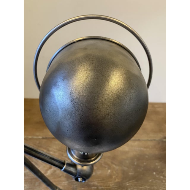 Gray Vintage Desk Lamp by Jean-Louis Domecq for Jieldé, 1950s For Sale - Image 8 of 18