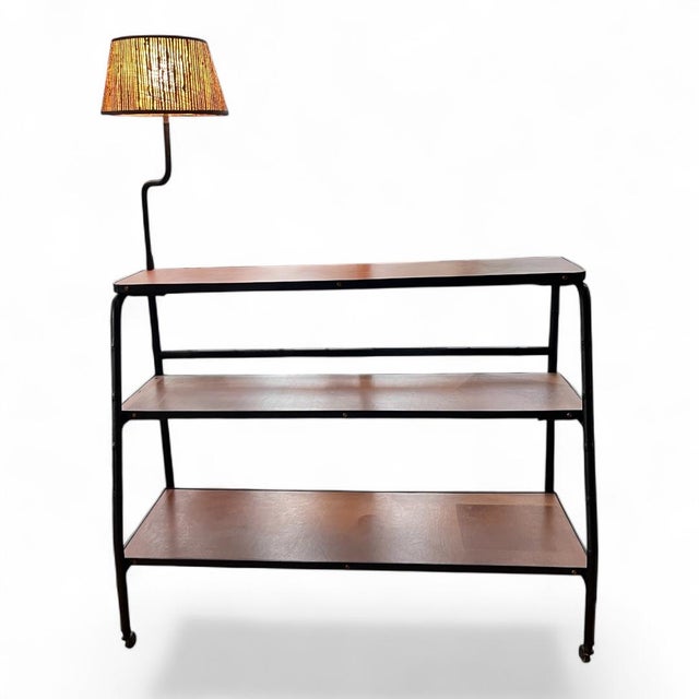Vintage Stitched Leather Bookcase by Jacques Adnet, 1950s For Sale - Image 13 of 13