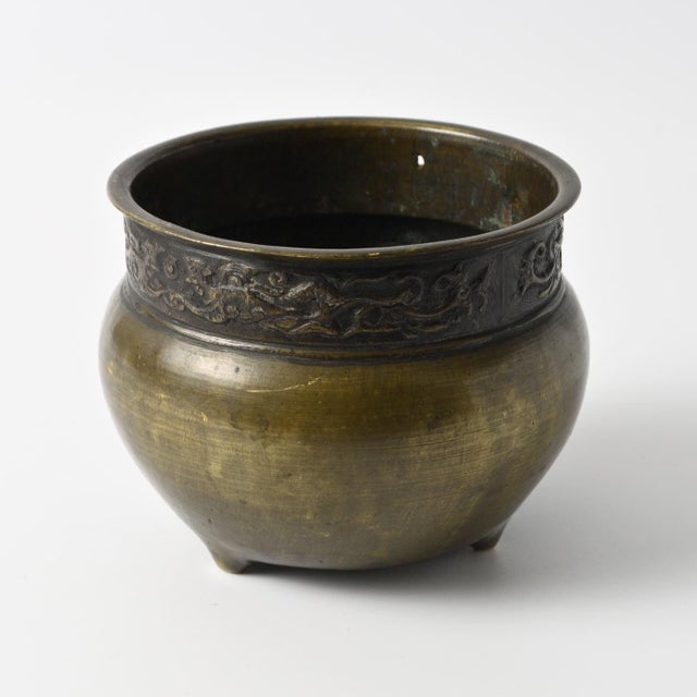Antique Chinese Bronze Censer, 1890s For Sale - Image 6 of 6