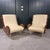 Vintage Art Deco Style Armchairs with Canaletto Walnut Armrests, 2010s, Set of 2 For Sale - Image 3 of 12