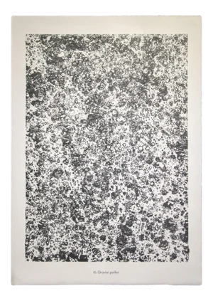 Jean Dubuffet - Gravel Perlier - from Water, Stones, Sand - Original Lithograph - 1959