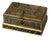 Tiffany Studios Cigar Cigarette Box New York 1680 Venetian Bronze Cedar Lined For Sale