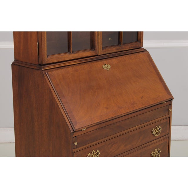 Hickory Chair Co George III Secretary Desk For Sale - Image 16 of 18