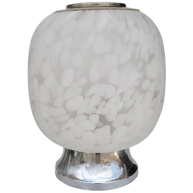 Glass Vintage Midcentury Italian Table Lamp by Vistosi Murano, Italy For Sale - Image 7 of 7