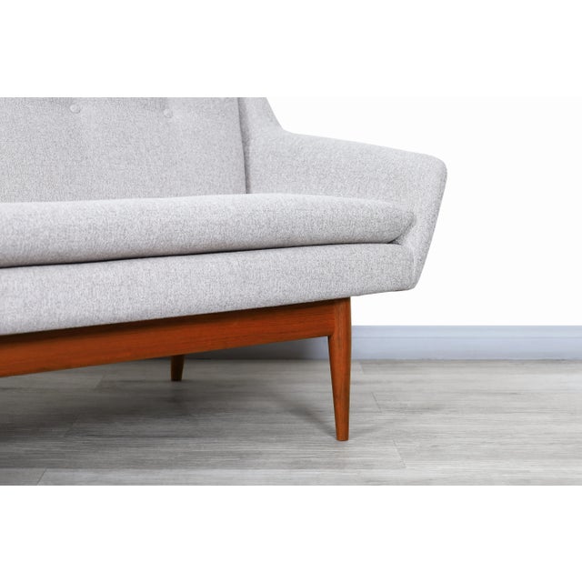 Norwegian Teak Sofa by Gerhard Berg for Lk Hjelle, 1960s For Sale - Image 4 of 10