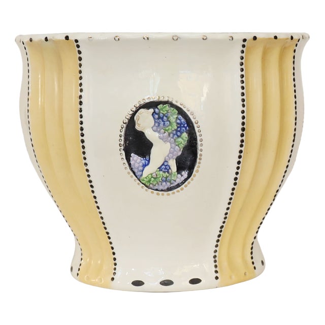 Art Nouveau Flower Pot from Julius Dressler, 1890s For Sale