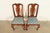 Late 20th Century Henkel Harris Queen Anne Solid Cherry Wood Side Chairs or Dining Chairs, Pair For Sale - Image 5 of 14