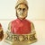 1940s Daison Metalliques 24k Gold Plated Cast Metal Dante & Beatrice Bookends For Sale - Image 4 of 12