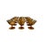 Boho Chic Antique Tiffin-Franciscan Stemware “Charmain Amber” Water Goblets - Set of 12 For Sale - Image 3 of 3