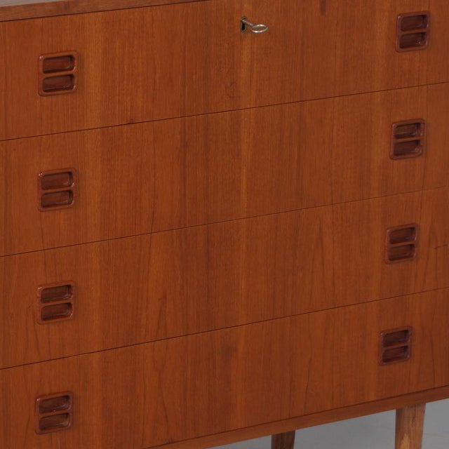 Vintage Danish Teak Chest of Drawers, 1960s For Sale - Image 10 of 12