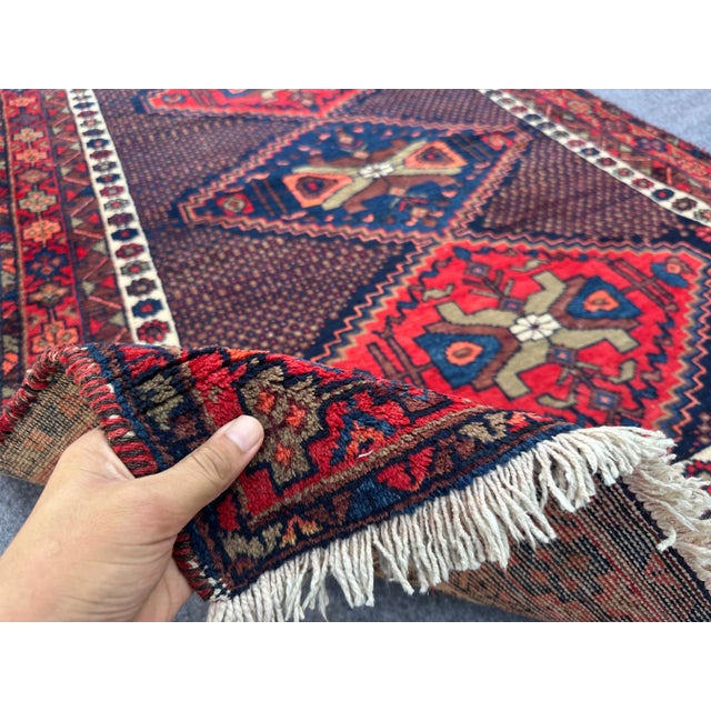 1970s Vintage Balouchi Rug For Sale - Image 5 of 6