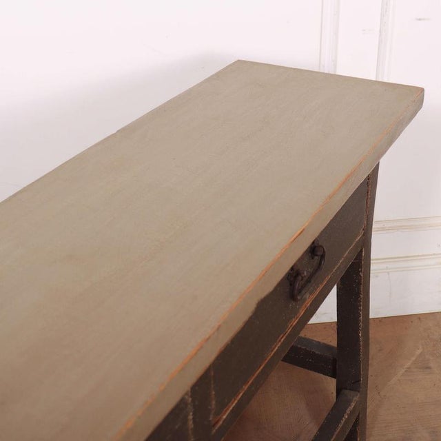 English Painted Server in Pine, 1920s For Sale - Image 9 of 11