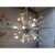 Metal Murano Glass Oval Murano Glass Triedro Sputnik Chandelier For Sale - Image 7 of 10