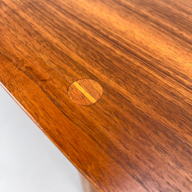 Wood Low Coffee Table in Surfboard Shape by Lane, USA, 1960s For Sale - Image 7 of 9