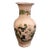 Vintage MCM Mason's Ironstone Chartreuse Green Flowers and Vines Vase For Sale