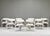 Introducing Pamplona Dining Chairs by Augusto Savini for Pozzi, 1965 – Set of 8 The chairs represent a harmonious blend of...