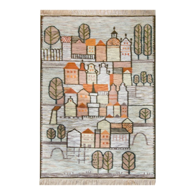 Mid-20th Century Polish Cepelia Rug For Sale