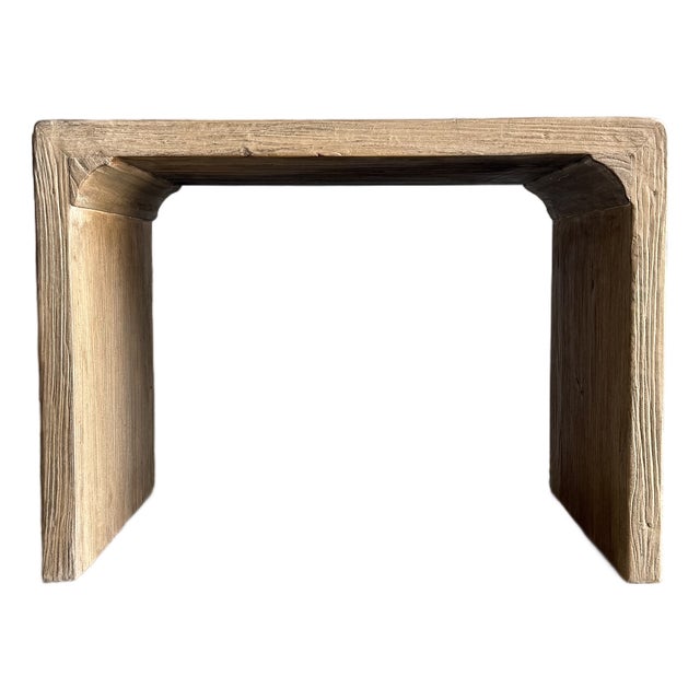 Reclaimed Waterfall Table 27" For Sale