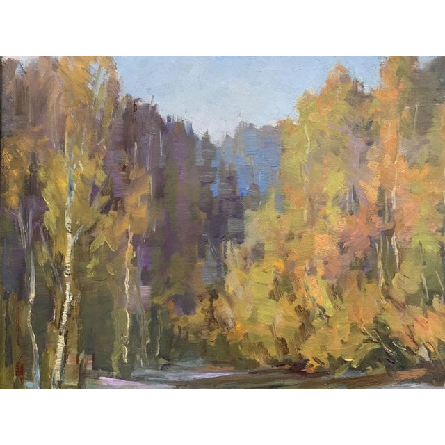 Stanisław Tkacz, Landscape, Oil on Canvas For Sale - Image 7 of 9