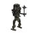 Figurative Pewter Nickel Color Metal Mechanic Robot Display Art Figure For Sale - Image 3 of 6